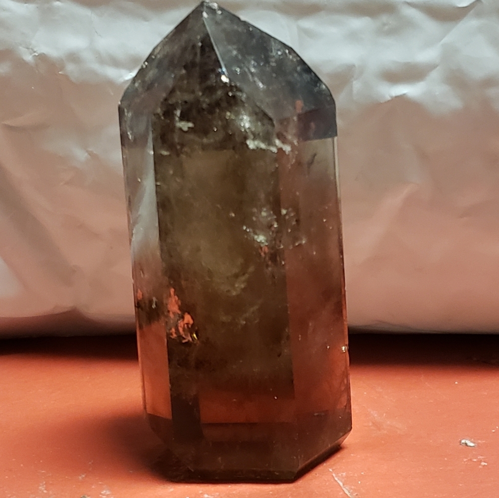 Smokey quartz crystal